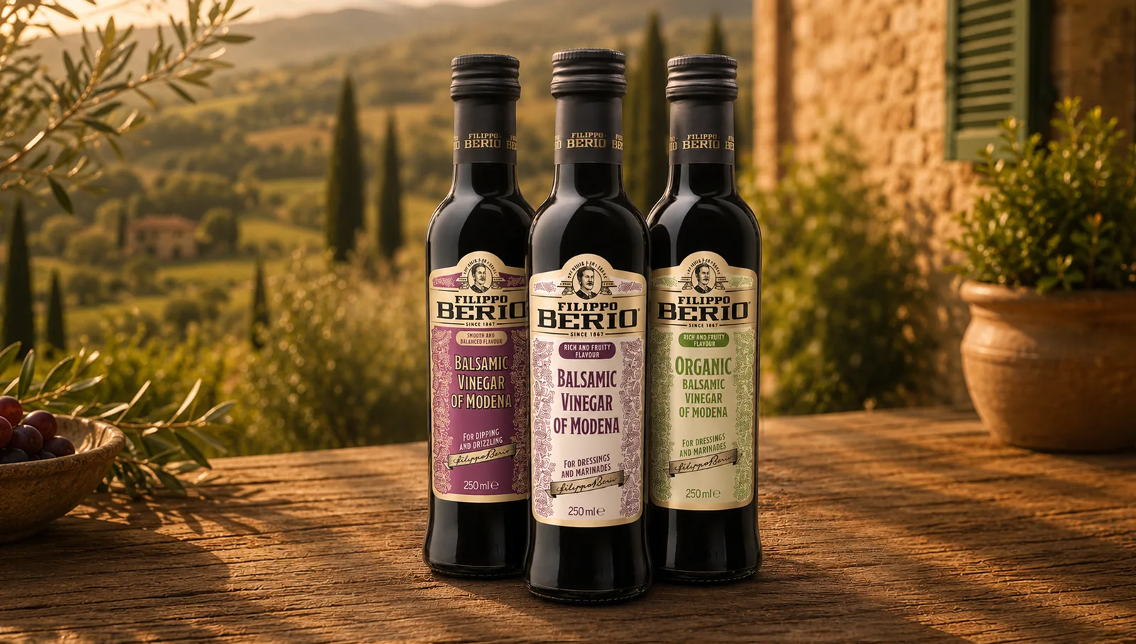 Filippo Berio vinegars