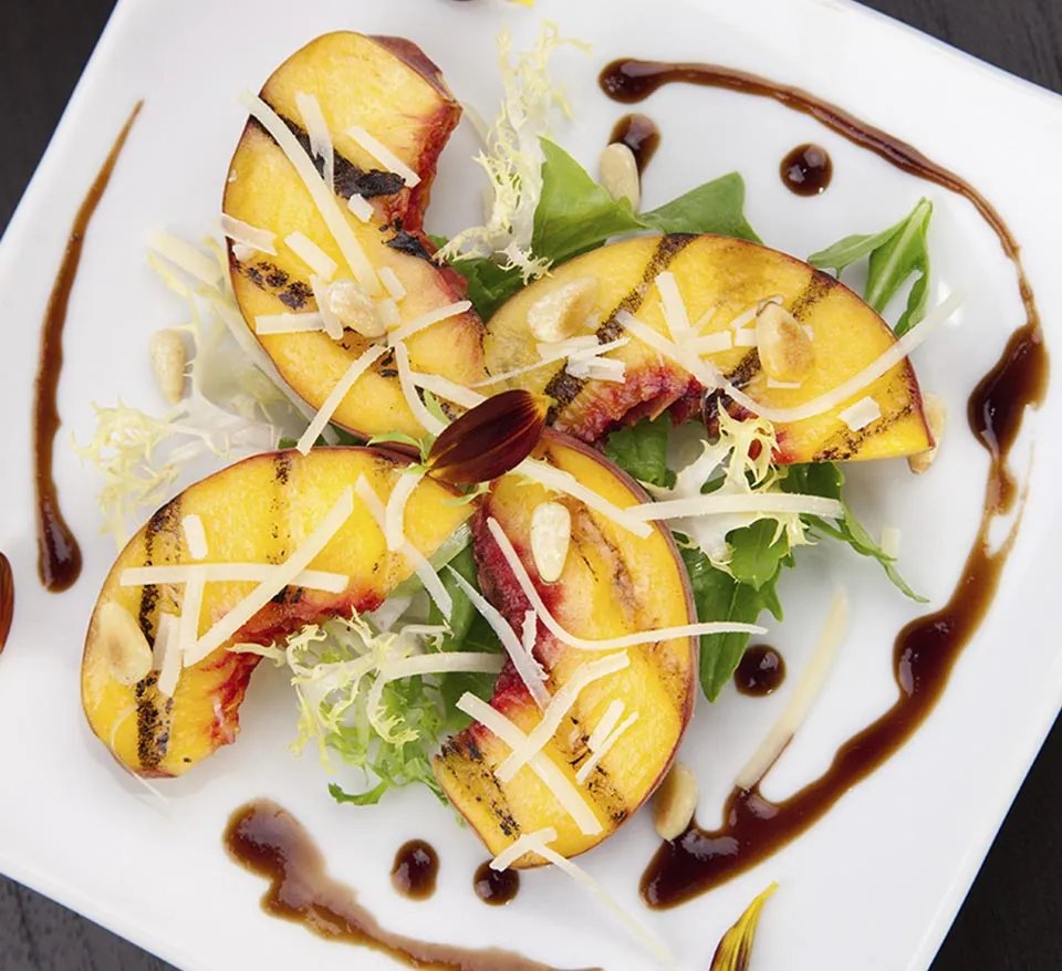 Grilled Fruit with Balsamic Glaze
